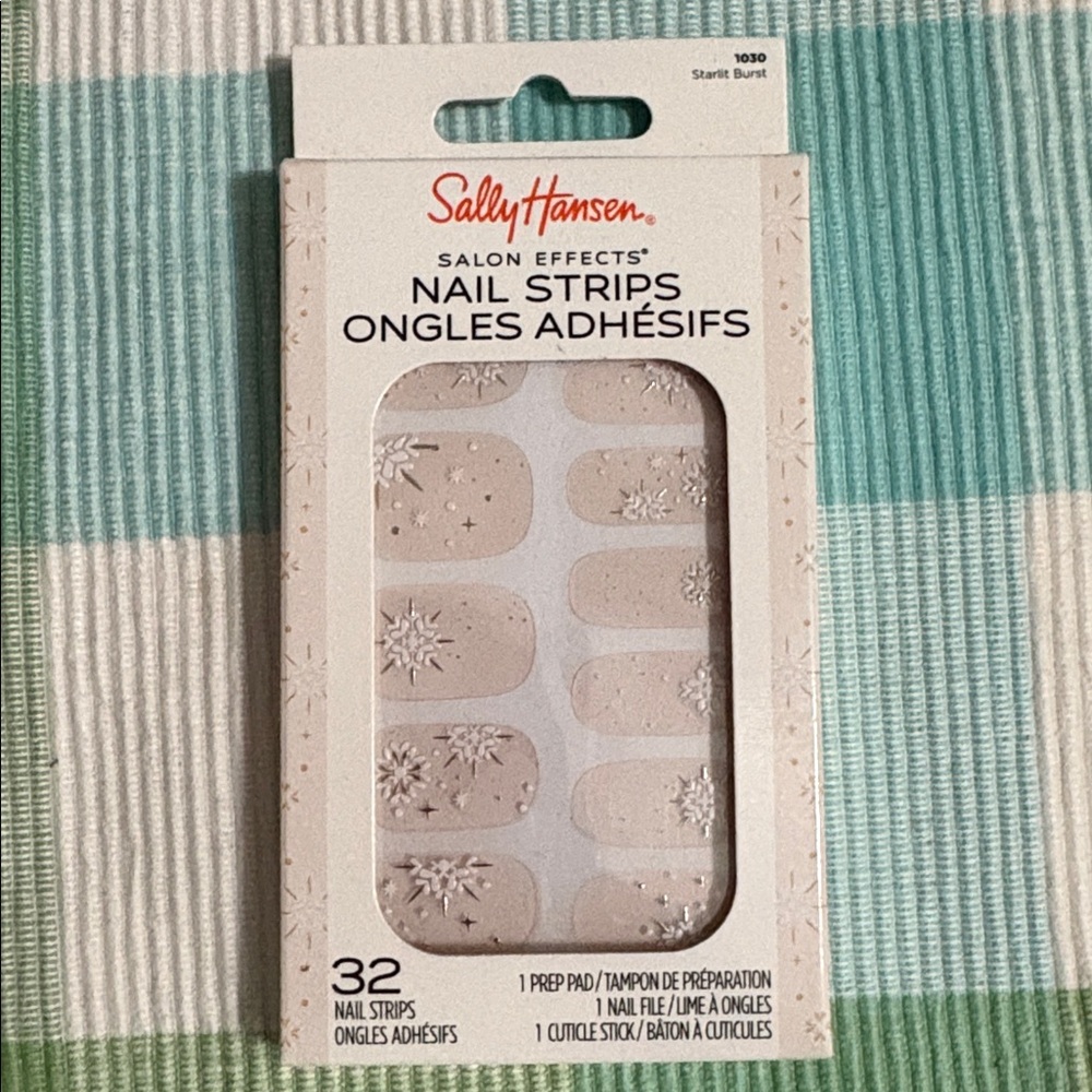 Sally Hansen Glitter Nail Strips - Silver Sparkle